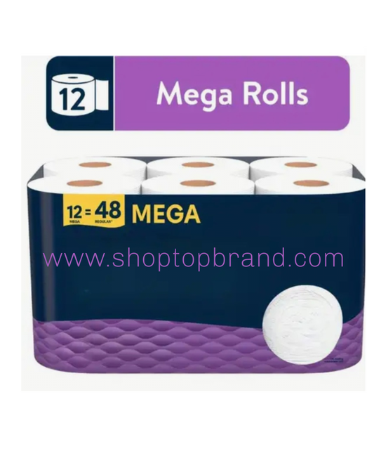 TOP BRAND Select-A-Size Paper Towels, White, 12= 48 ROLLS